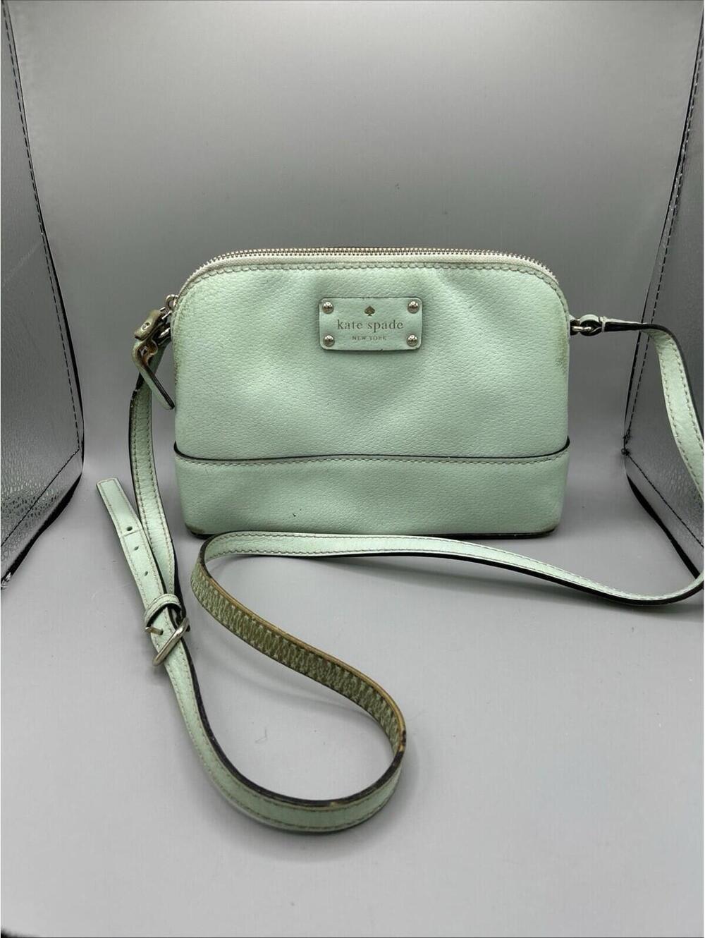 Kate spade leather baby Mint shoulder bag clutch